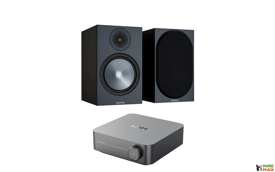 MONITOR AUDIO Bronze 100 + WiiM Amp Space Gray