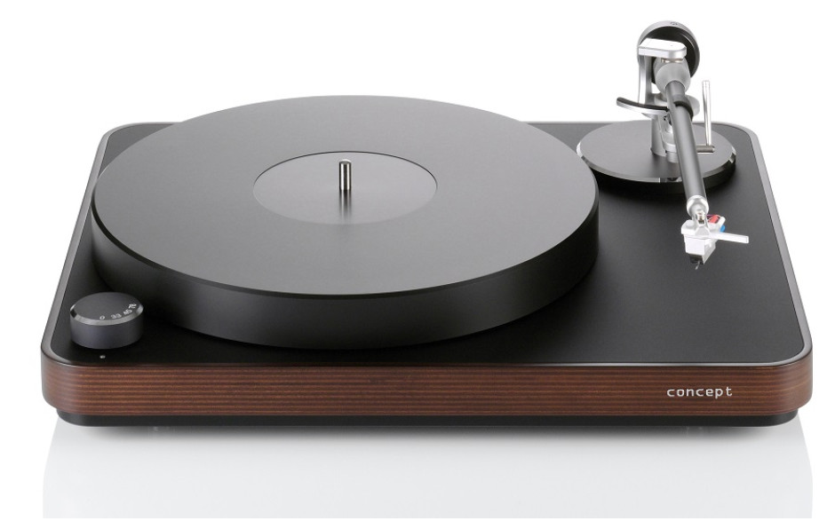 Clearaudio Concept (MM) Black with dark wood (TP066/MM)