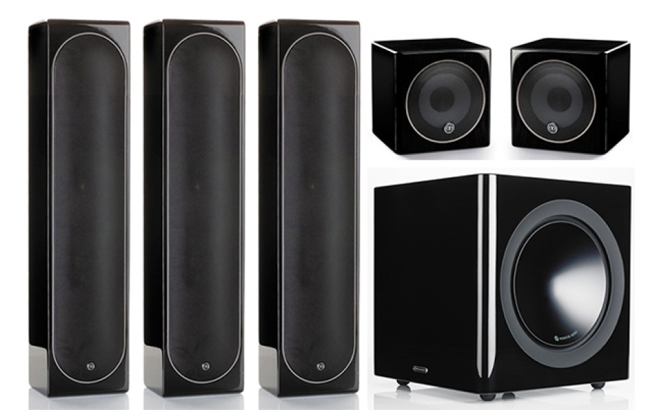 Monitor Audio Radius 225/225/45/380 set 5.1 Black