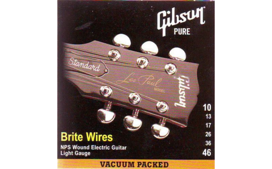 Gibson SEG-700L BRITE WIRES NPS WOUND ELECT. .010-.046