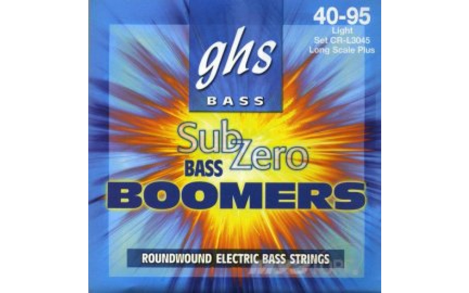 GHS STRINGS SUB-ZERO BOOMERS BASS SET