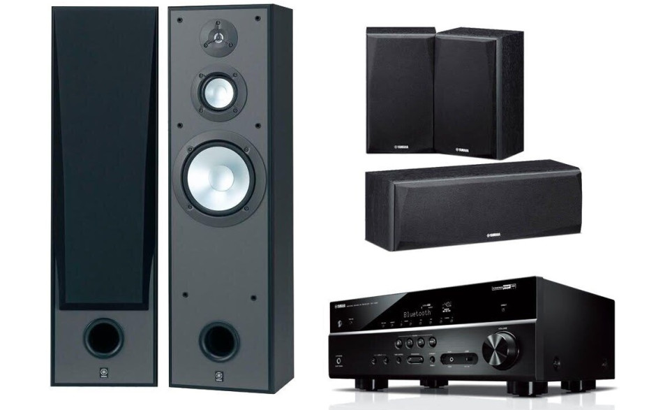 Yamaha Kino SYSTEM 485 (RX-V485 + NS-8390 + NS-P51) Black