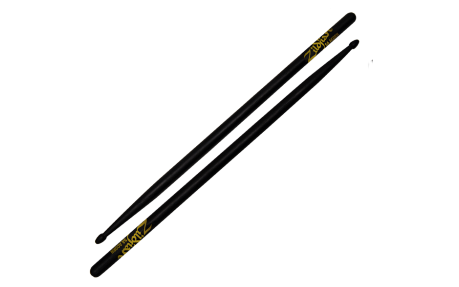 ZILDJIAN 5ACB ACORN TIP WOOD BLACK DRUMSTICKS
