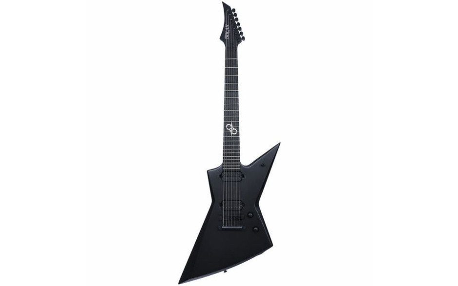 SOLAR GUITARS E2.7C CARBON BLACK MATTE