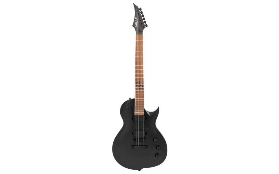 SOLAR GUITARS GC2.6BOP+ BLACK OPEN PORE MATTE