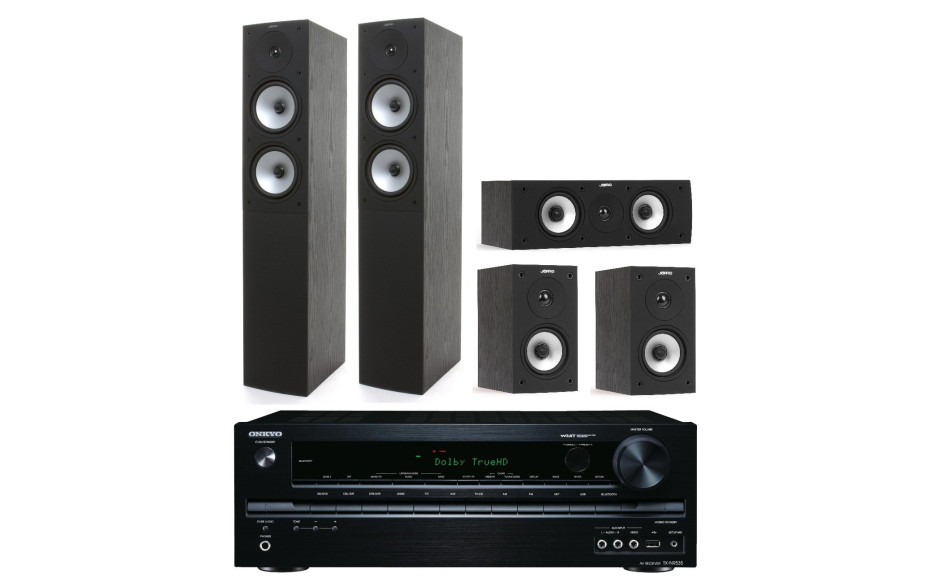 Jamo S 526 HCS (Black) и ресивер Onkyo TX-NR535
