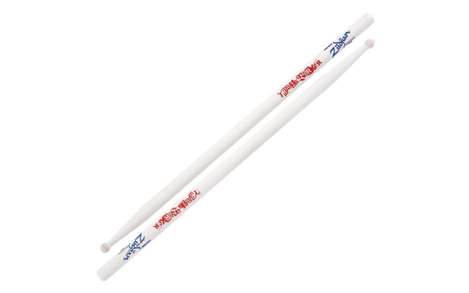 ZILDJIAN TRAVIS BARKER ARTIST SERIES DRUMSTICKS WHITE