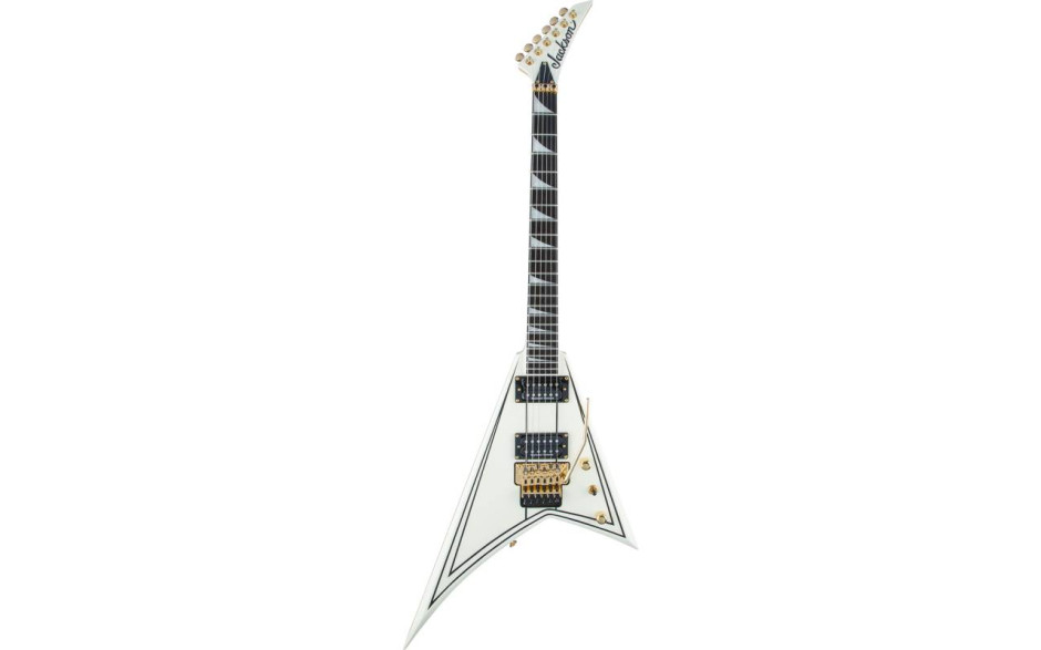 JACKSON PRO RHOADS RR3 EN IVORY WITH BLACK PINSTRIPES