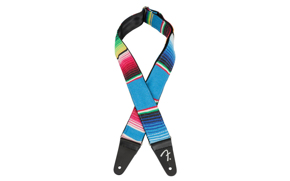 FENDER 2" SERAPE STRAP BLUE MULTI