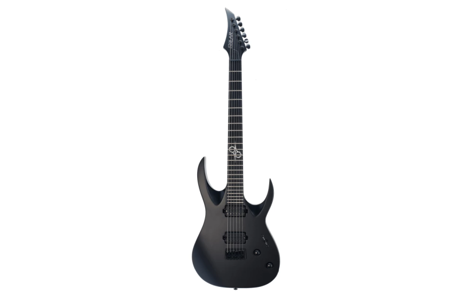 SOLAR GUITARS A2.6C CARBON BLACK MATTE