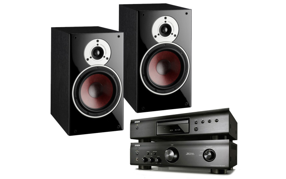 CD плеер Denon DCD-520AE + Стерео усилител Denon PMA-520AE + DALI Zensor 3