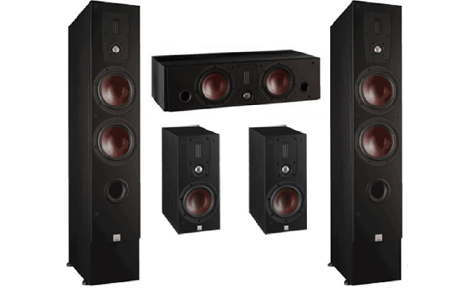 DALI Ikon 6 MK II set 5.0 black high gloss