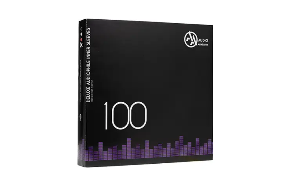 Audio Anatomy 100 X 12" Deluxe Audiophile Antistatic Inner Sleeves White