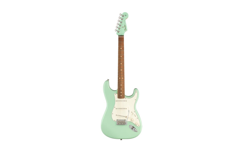 FENDER PLAYER STRATOCASTER PF SURF GREEN w/MATCHING HEADSTOCK LTD