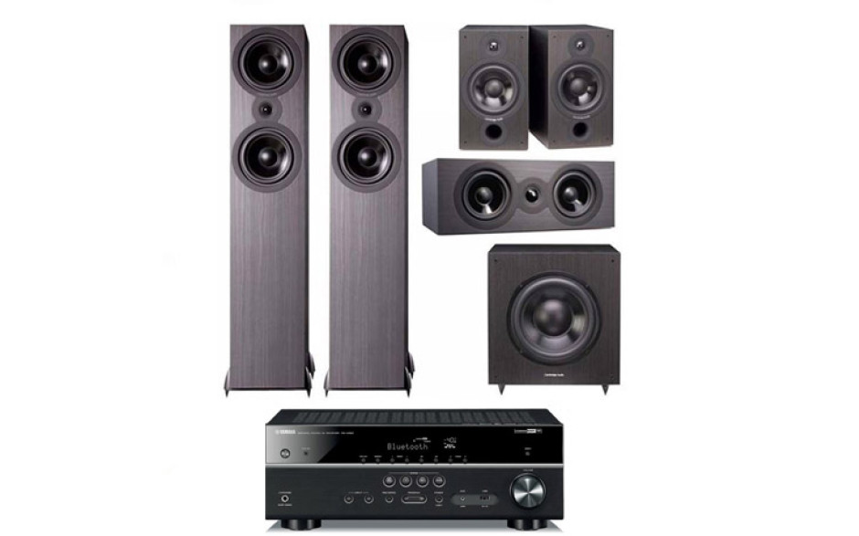 Домашний Кинотеатр Yamaha RX-V483 + Cambridge Audio SX-5.1 System Black