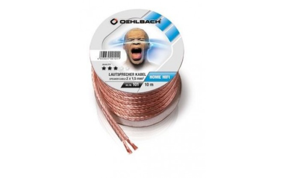 OEHLBACH Speaker Wire SP-15/2000 2x1,50mm clear spool, 20 м.