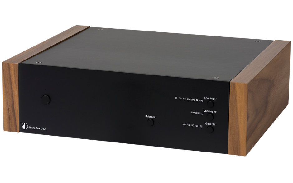 Pro-Ject PHONO BOX DS2 BLACK WALNUT