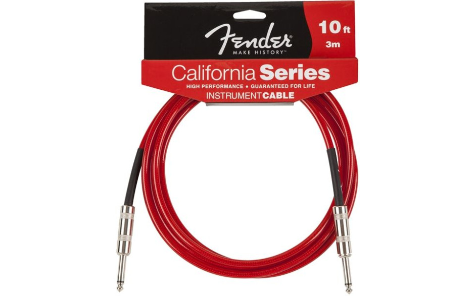 FENDER CALIFORNIA INSTRUMENT CABLE 10 CAR