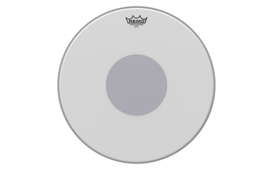 REMO CS 18" COATED BLACK DOT