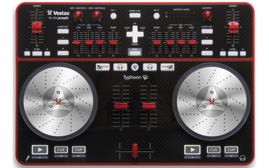 Vestax TYPHOON Red