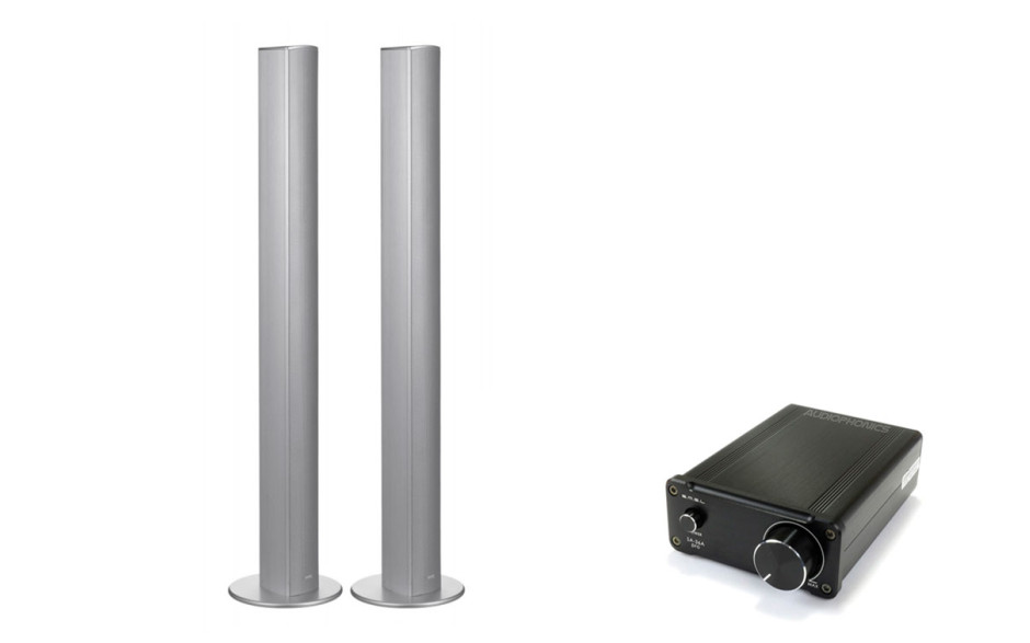 S.M.S.L SA-36A PRO Black + Magnat Needle Super Alu Tower silver aluminium