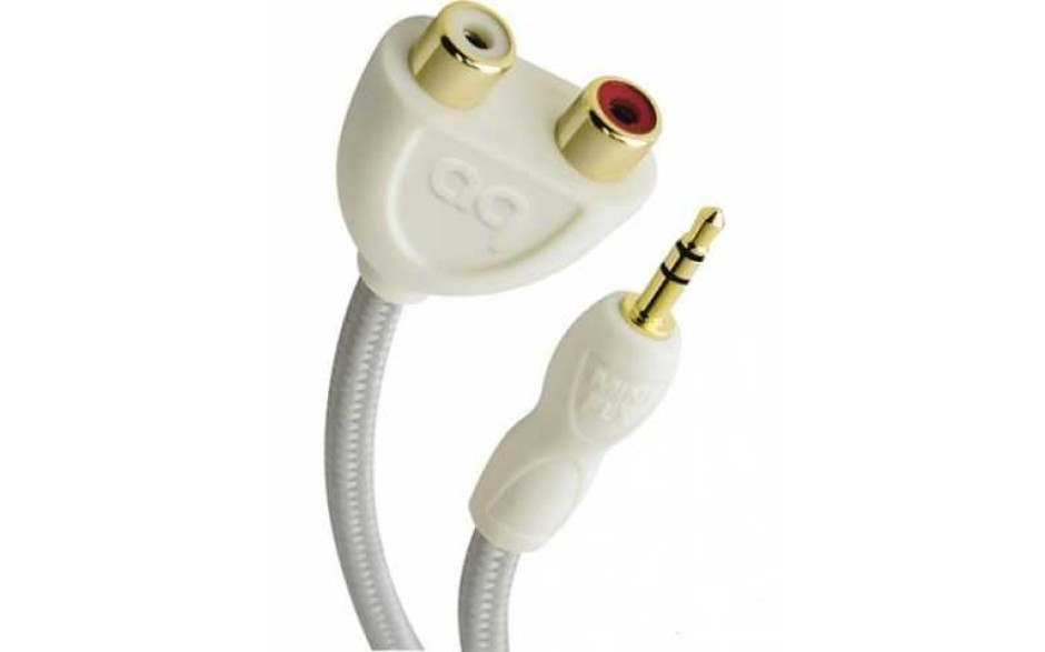 AUDIOQUEST Splitter FLX-Mini/RCA Adaptor(Male Stereo 3.5mm. <>2xFemale RCA)