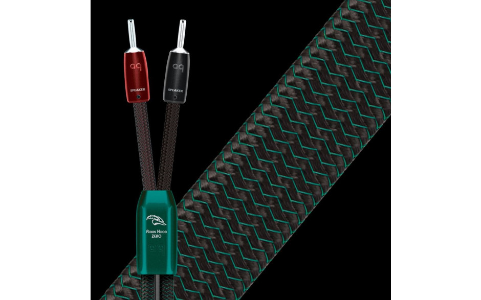 AUDIOQUEST Pair 2.5m RobinHood ZERO BiWire Combo BAN/S