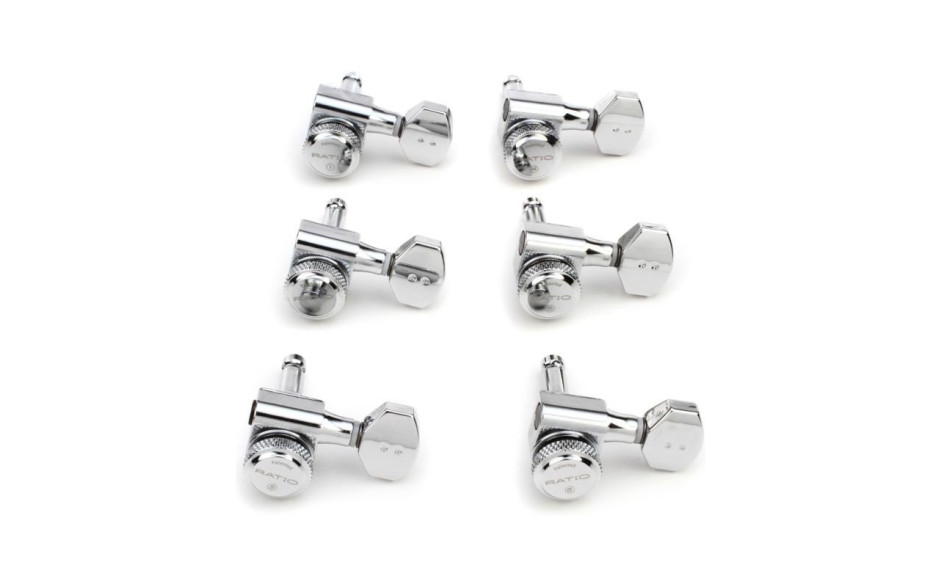 GRAPH TECH PRL-9721-C0 Staggered Electric Locking 6 In-line Chrome 2 Pin