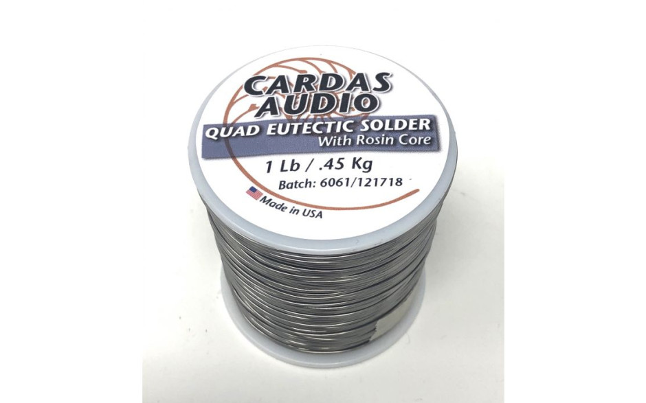 Cardas Quad Eutectic Roll Solder 0.45kg/1 lb