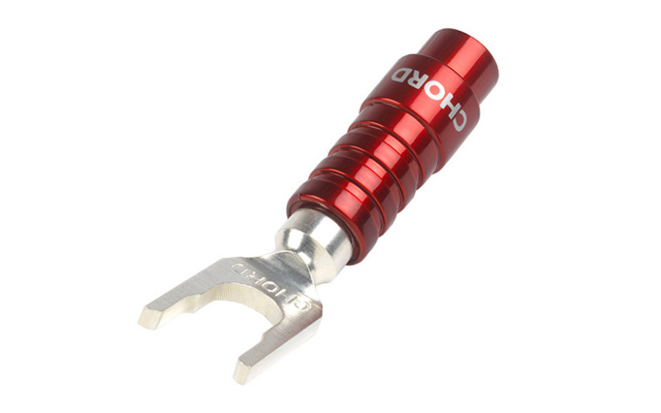CHORD ChordOhmic ChorAlloy Spade SHORT CRIMP Red ABS Cap