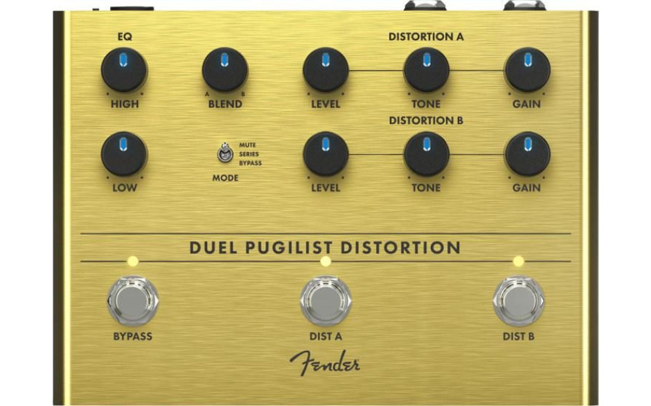 FENDER PEDAL DUEL PUGILIST DISTORTION