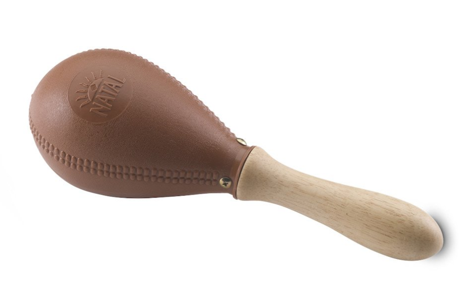 NATAL DRUMS BPSK-L MARACAS BROWN PLASTIC LARGE