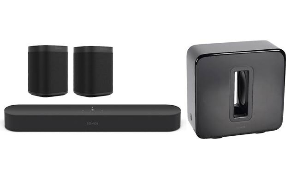 Sonos 5.1. Sonos Beam G2, Sub & One SL Black