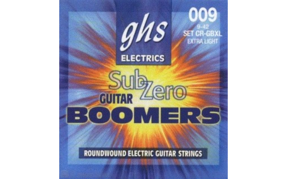 GHS STRINGS SUB-ZERO BOOMERS CR-GBXL