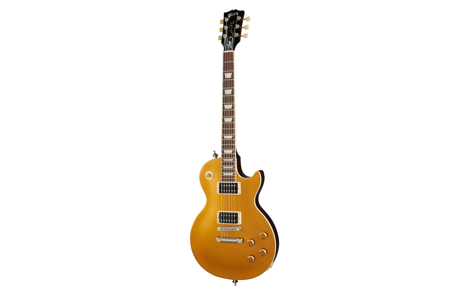 GIBSON AT SLASH VICTORIA LES PAUL GOLDTOP DARK BACK