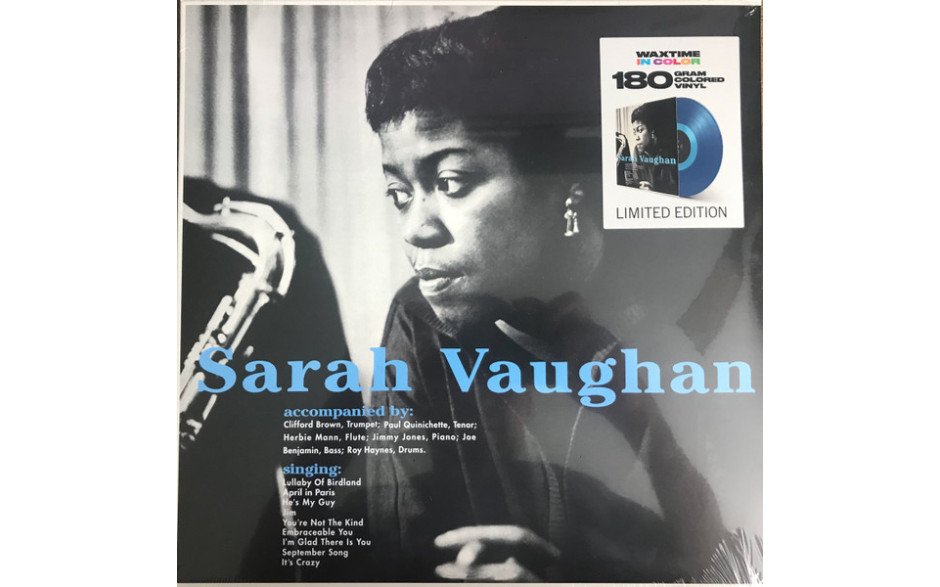 SARAH VAUGHAN - SARAH VAUGHAN 1955/2019 (950673, LTD.,Blue) WAXTIME IN COLOR/EU MINT (8436559465939)