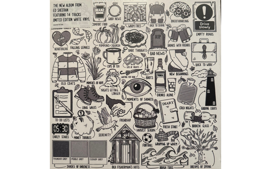 ED SHEERAN - AUTUMN VARIATIONS 2023 (5054197767289, LTD., White) GINGERBREAD MAN/EU MINT (5054197767289)