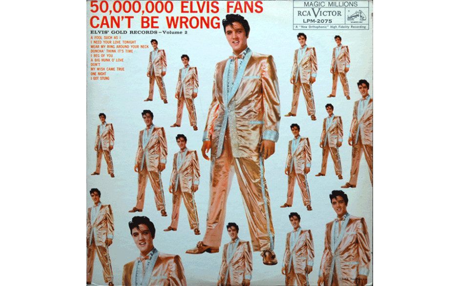 Elvis Presley - 50,000,000 Elvis Fans Can't Be Wrong (Elvis' Gold Records - Volume 2) Vinyl LP