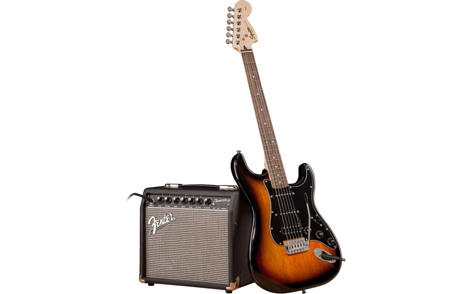 FENDER SQUIER STRAT PACK HSS BROWN SUNBURST