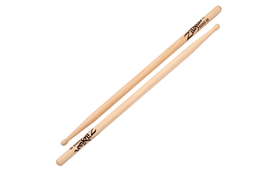 ZILDJIAN SUPER 5B WOOD NATURAL DRUMSTICKS
