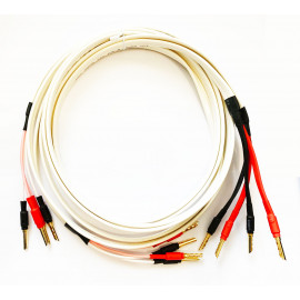 Atlas Element Bi-Wire с бананами Z Gold plugs - 2 х 2м