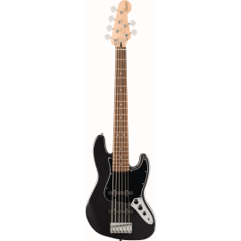 SQUIER AFFINITY SERIES ACTIVE JAZZ BASS VI BLACK