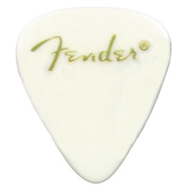 FENDER 351 PICKS WHITE THIN