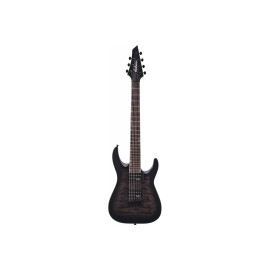 JACKSON JS22Q-7 DKA DINKY ARCH TOP HT TRANSPARENT BLACK BURST