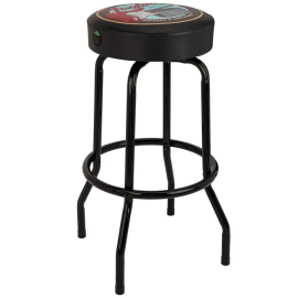 FENDER 30" GUITARS & AMPS PICK POUCH BARSTOOL, BLACK