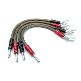 CHORD Epic Links ChordOhmic Banana to Spade x 4 - 28cm Tip to Tip