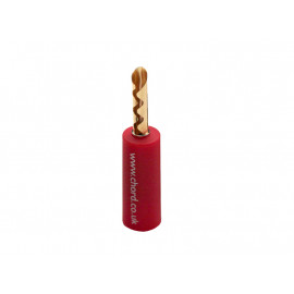 CHORD Banana Plug - Screw Type, Red (Z)