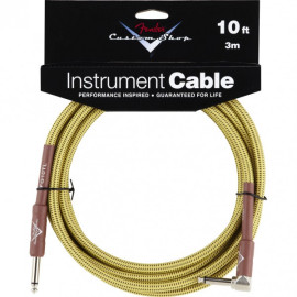 FENDER CUSTOM SHOP PERFORMANCE CABLE 10 ANGLED TW