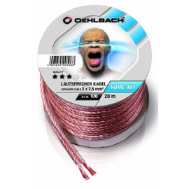 OEHLBACH Speaker Wire SP-25/2000 2x2,50mm clear spool, 20 м.