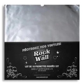 Rock On Wall 10 X Plastic Vinyl Divider Includes 5 X Black 5 X White